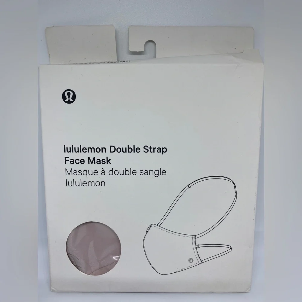 Lululemon Double Strap Face Mask - Misty Pink
